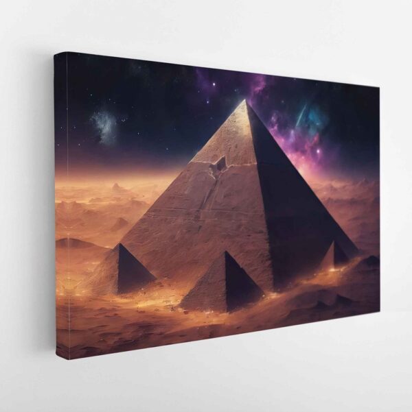  tableau sur toile imprimée pyramide de mars