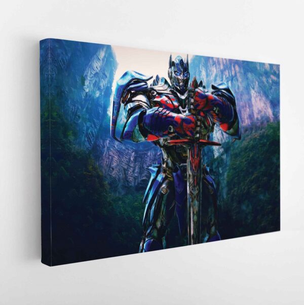 optimus prime stretched canvas