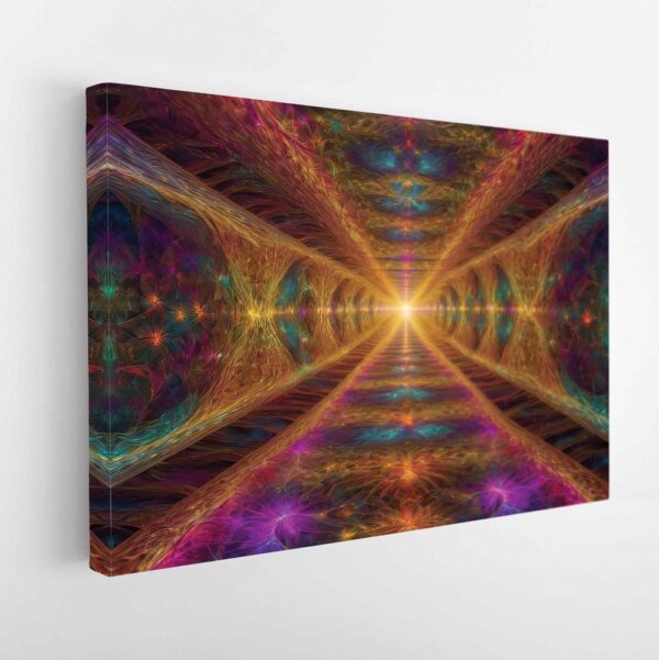 road to heaven stretched canvas