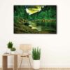1 panels amazonia forest canvas art