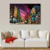 1 panels dublin graffiti canvas art