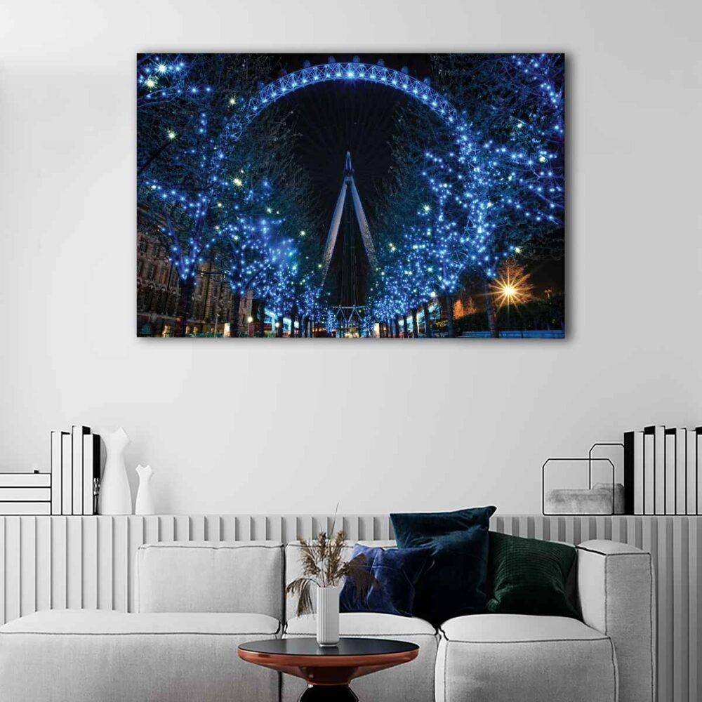 1 panels london eye canvas art