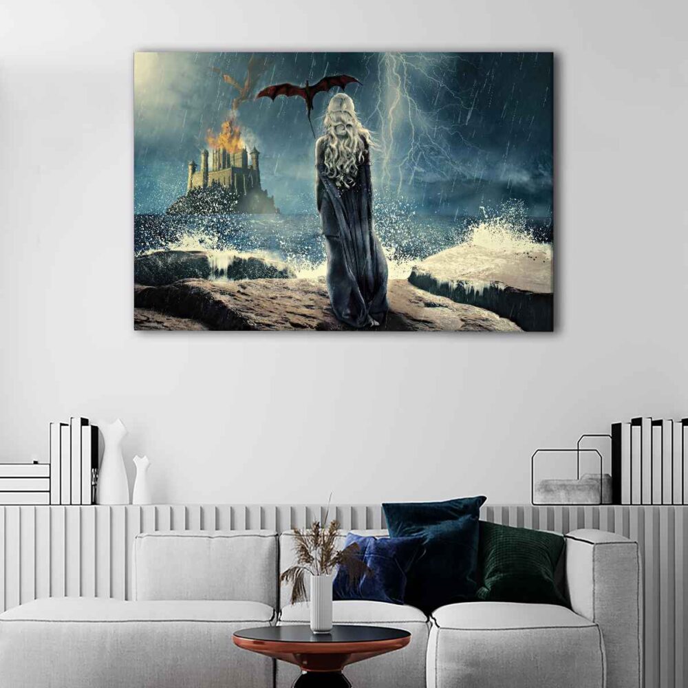 1 panels the dragon queen canvas art