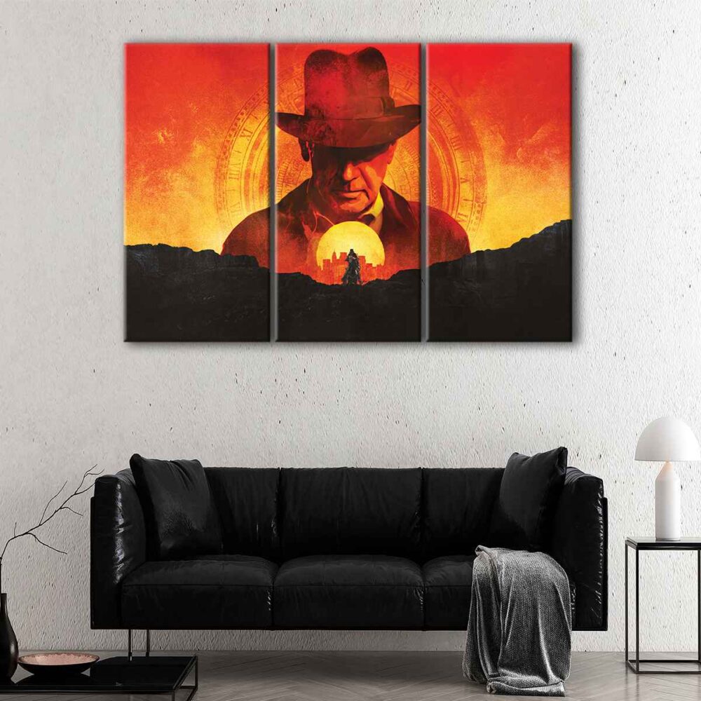 3 panels indiana jones 2 canvas art