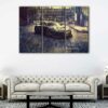 3 panels porsche 911 canvas art