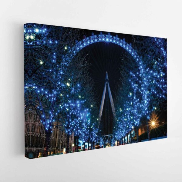 london eye stretched canvas