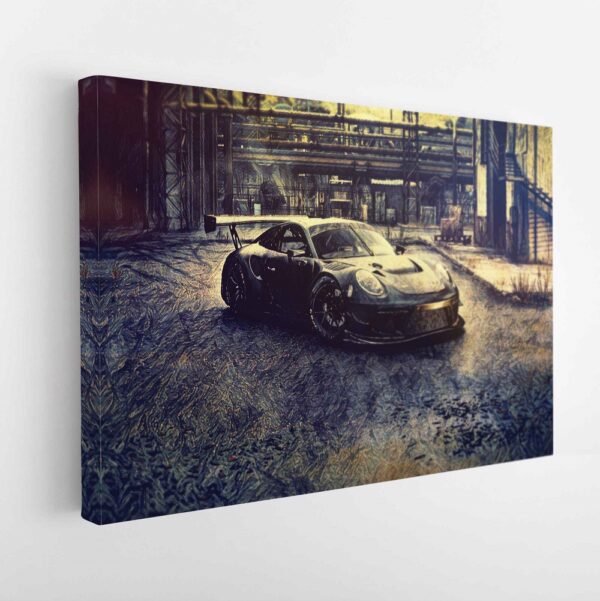 porsche 911 stretched canvas