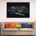 world monuments floating frame canvas