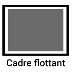 Cadre flottant