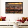 1 panel old port of maassluis canvas art