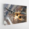 f18 hornet stretched canvas