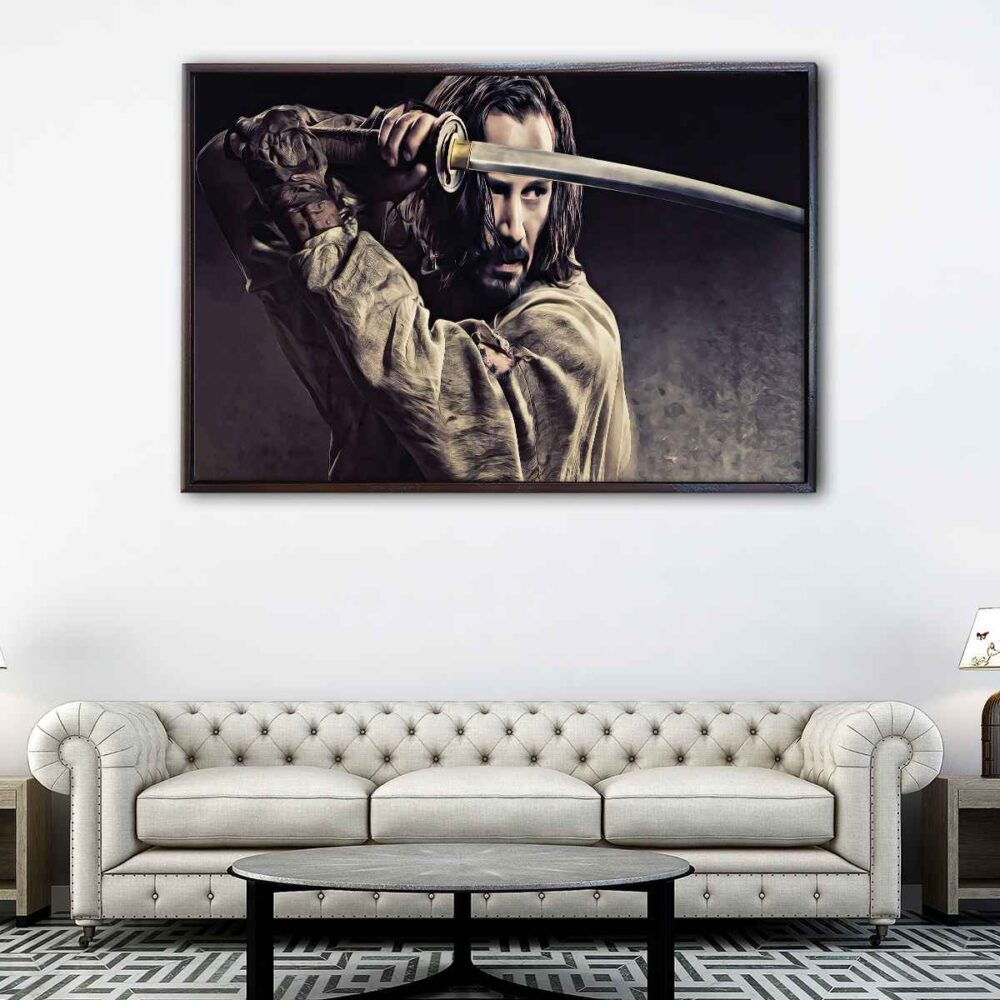 ronin 47 floating frame canvas