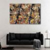 1 panel blue poles canvas art