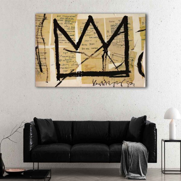 1 panel crown canvas art