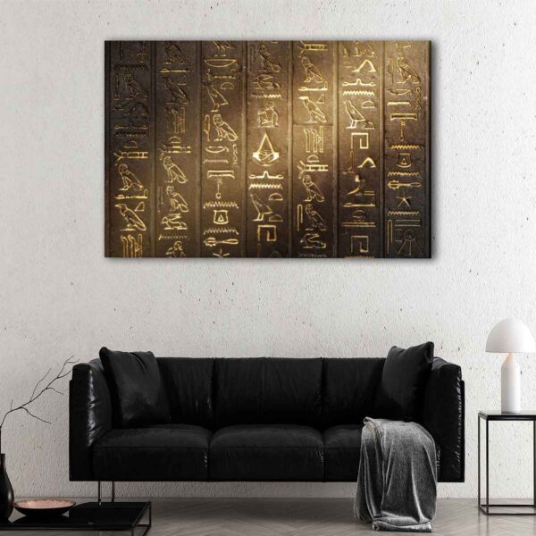 1 panel egyptian hieroglyphs canvas art