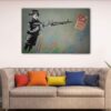 1 panel parking graffiti canvas art