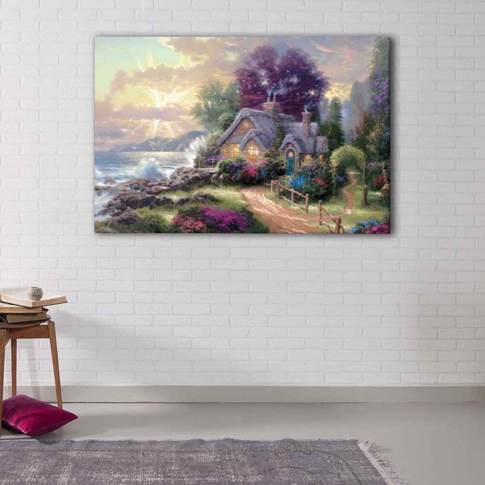 1 panel seaside hideaway canvas art