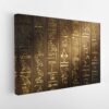 egyptian hieroglyphs stretched canvas