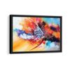 islamic calligraphy framed canvas black frame