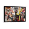 philistines framed canvas black frame