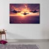 1 panel f22 raptor canvas art