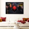 1 panel gangster three wise monkeys canvas art