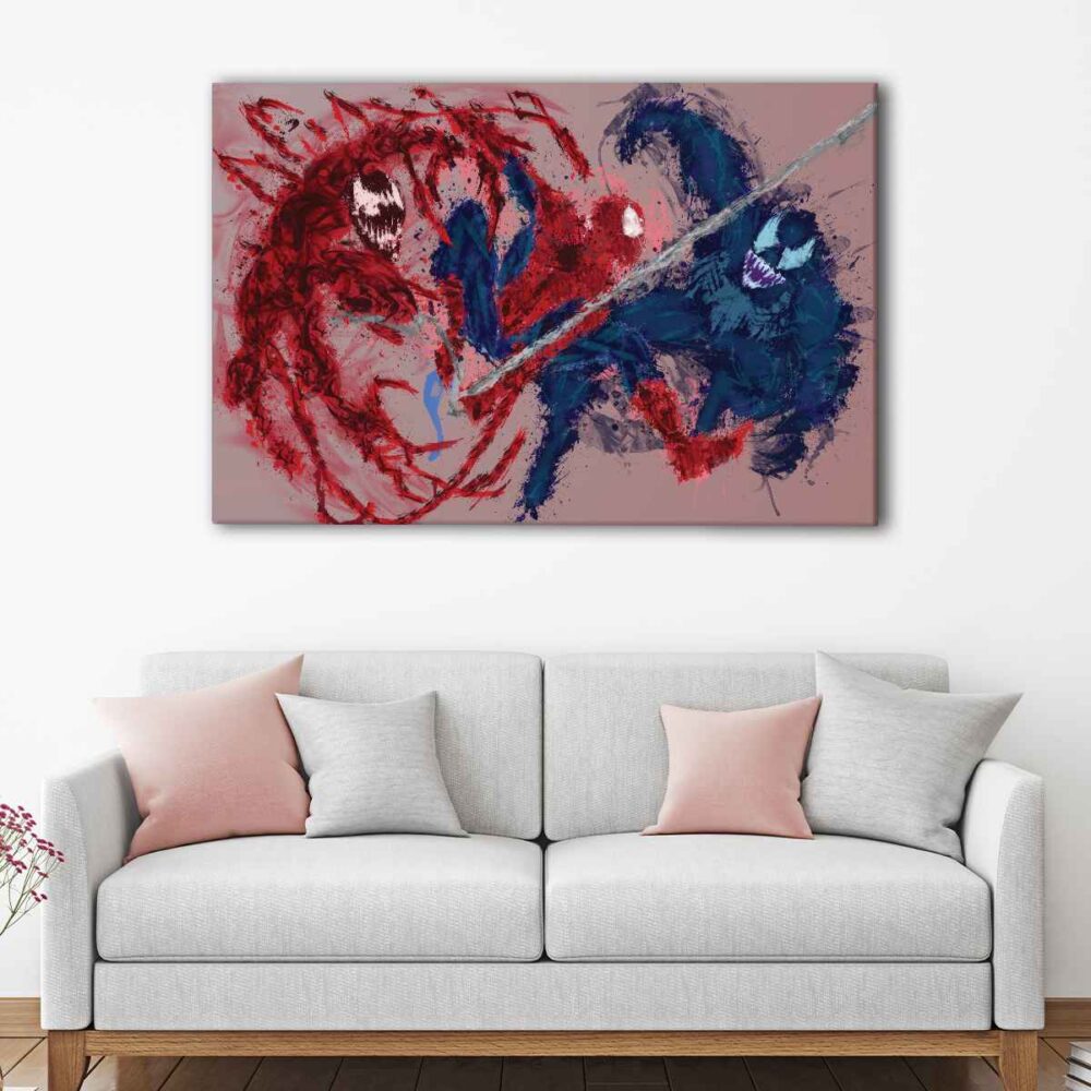 1 panel the spider abstract canvas art