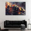 3 panels red bull racing f1 canvas art