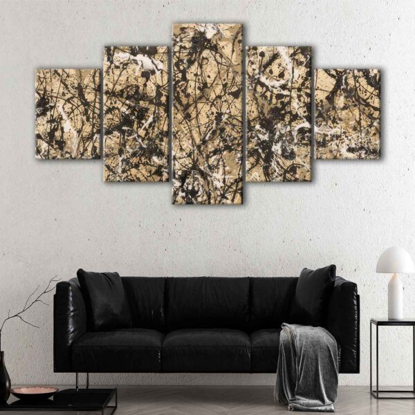 5 panels autumn rhythm canvas art