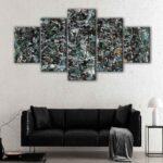 5 panels full fathom five canvas art