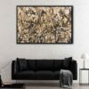 autumn rhythm floating frame canvas