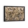 autumn rhythm framed canvas black frame