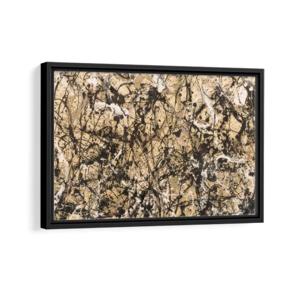 autumn rhythm framed canvas black frame