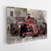 charles leclerc f1 stretched canvas