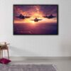 f22 raptor floating frame canvas