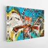 fallen cat stretched canvas