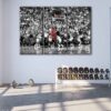 3 panels jordan last shot canvas art