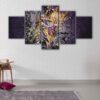 5 panels kobe bryant dunk canvas art