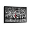 jordan last shot framed canvas black frame