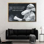 jordan quote floating frame canvas