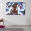 1 panel angry goku canvas art