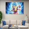 1 panel son goku canvas art