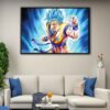 son goku floating frame canvas