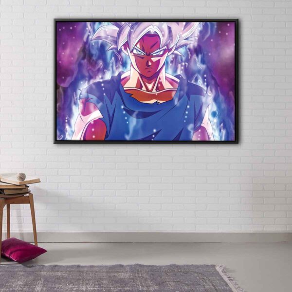 super saiyan floating frame canvas