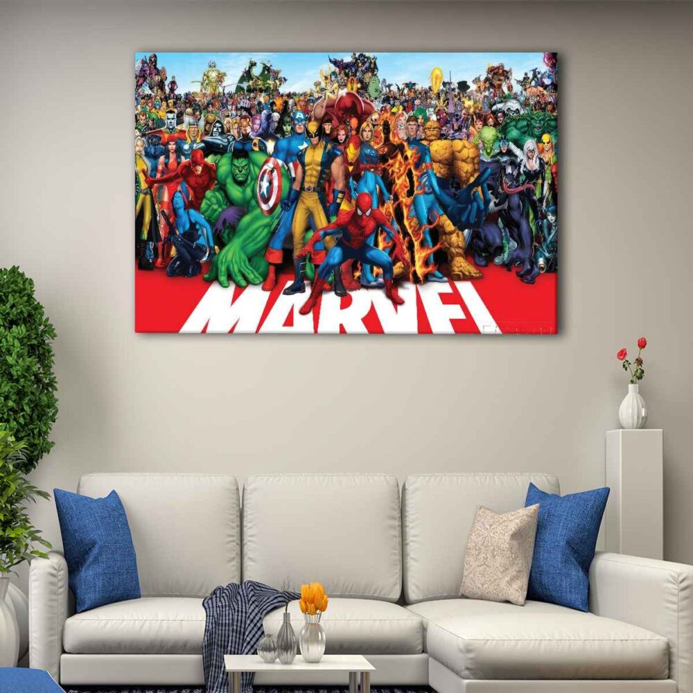 1 panel avengers superheroes canvas art