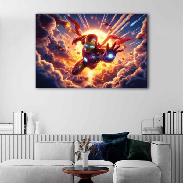 1 panels iron man canvas art