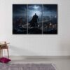 3 panels batman canvas art