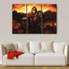 3 panels scorpion canvas art