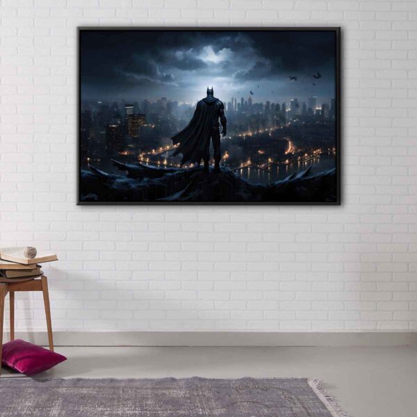 batman floating frame canvas