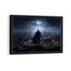 batman framed canvas black frame